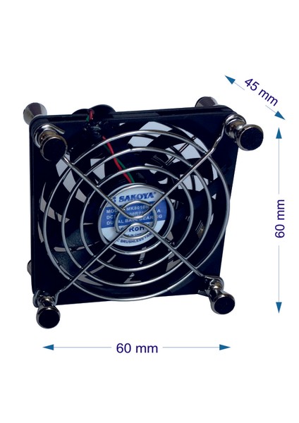 USB Fan 60X60X45 Ayaklı Telli 2 Adet Laptop, Modem, Tv Soğutucu Dubal Ball Bearing Sessiz 3000 Rpm fiyatları