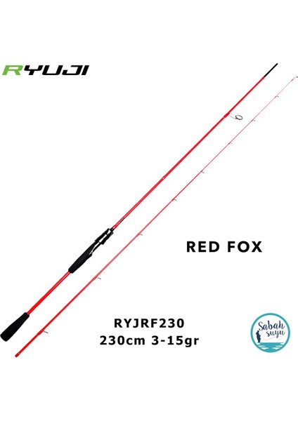 Red Fox 2.30MT 3-15GR (2p) Light Spin Kamış