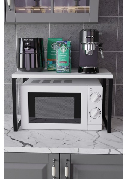 Mutfak Organizeri,mikrodalga Dolabı,tezgah Üstü Raflı Fırın Standı,çay Kahve Baharatlık Standı