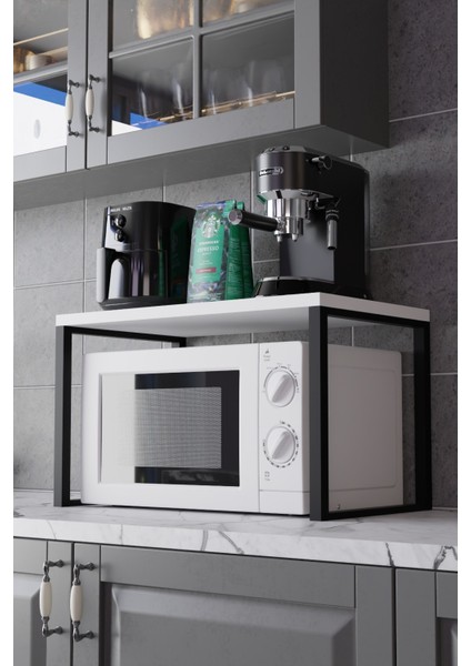 Mutfak Organizeri,mikrodalga Dolabı,tezgah Üstü Raflı Fırın Standı,çay Kahve Baharatlık Standı