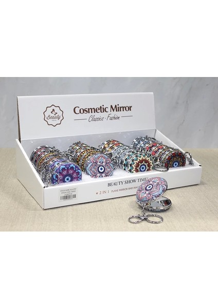 Taşlı El Aynası Anahtarlık ALK3767