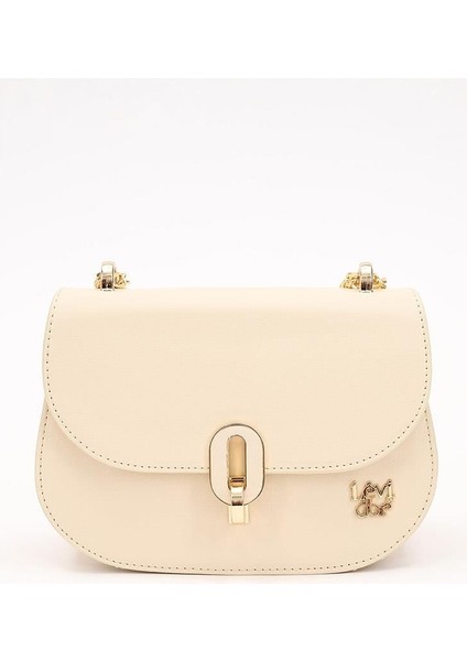 Krem Kadın Omuz Çantası 930113 Çanta modelleri