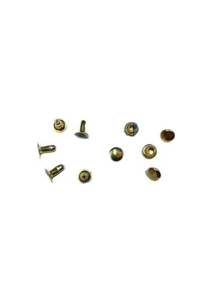 Rivet Perçin - 6mm, Sarı, 1000 Adet