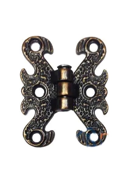 Zamak Kelebek Menteşe - Küçük, 30X40MM, Oksit, 1 Adet