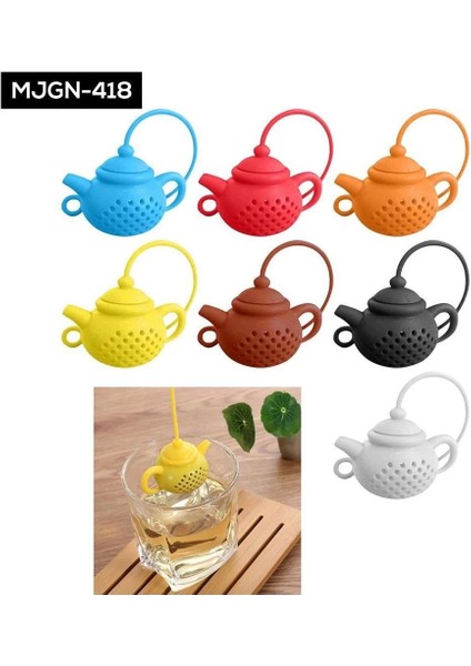 Çaydanlık Tasarımlı Çay Demleme Süzgeçi