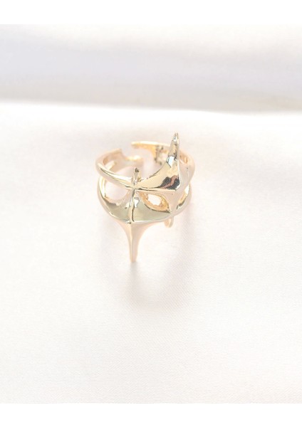 Bfs Yıldız Model Gold Renk Ayarlanabilir Yüzük fiyatları