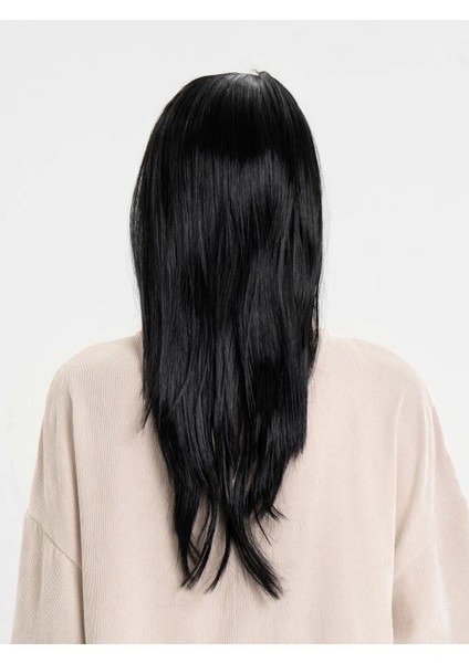 Siyah Renk Uzun Parti Peruğu fiyatları