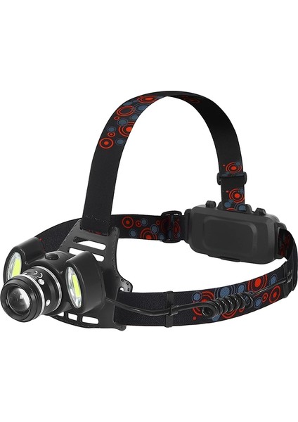 6000 Lümen 3 Başlık Şarjlı Kafa Lambası WT-630 fırsatları