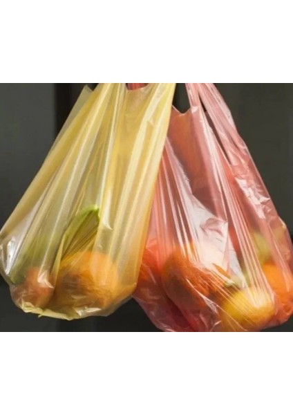 Turuncu Market Poşeti – Hışır Atlet Poşet – Küçük Boy – 24 x 40 cm – 1 kg modelleri