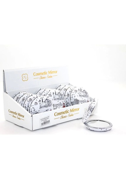 Taşlı Istanbul Tasarımı El Aynası Kalın ALK2494