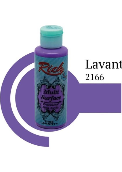 Rich Multi Surface 2166 Lavanta Akrilik Boya 120 cc