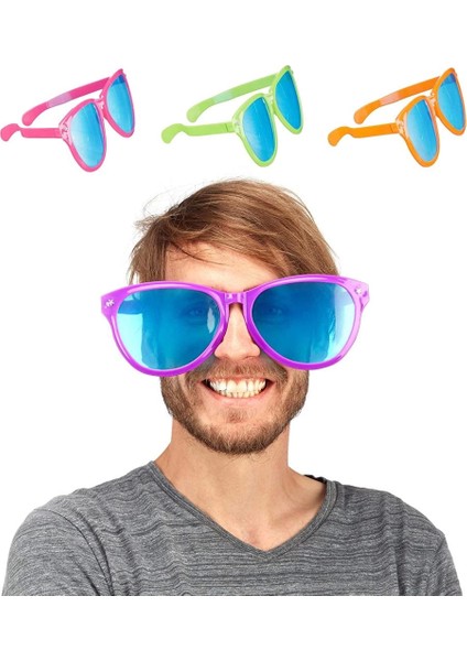 Bfs Nessiworld Büyük Parti Gözlüğü Rengarenk 12 Adet 27X9 cm