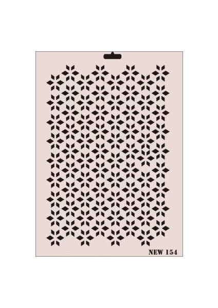 Rich New Seri N-154 Stencil 35X25 cm