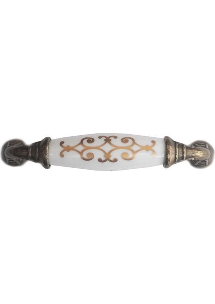 Klasik Silindir Kulp Antik Sarı 96 mm fırsatları