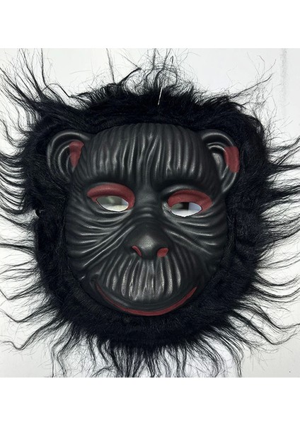 Bfs Orangutan Maskesi - Maymun Maskesi - Goril Maskesi Yetişkin Çocuk Uyumlu Siyah Renk Model 4