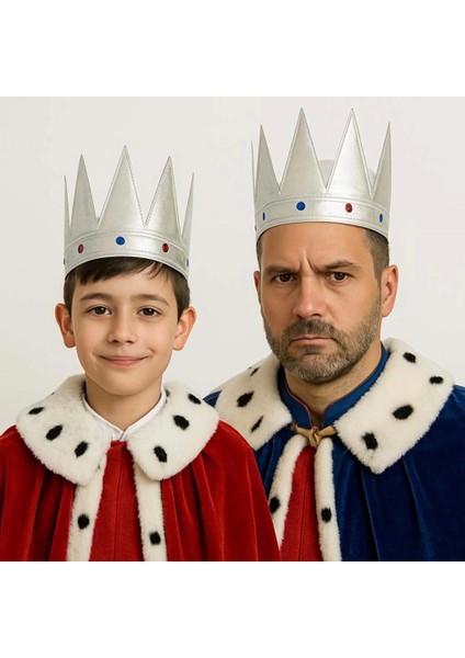 Bfs GÜMÜŞRENKEVAYUMUŞAKKRALKRALIYETTACIYETIŞKINÇOCUKUYUMLU55CM indirimleri