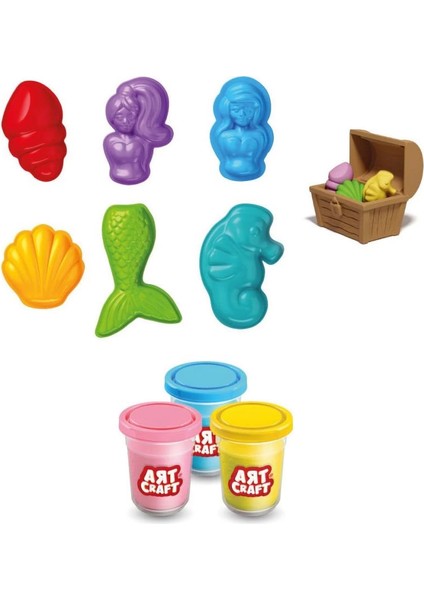 Bfs 03994 Art Craft Deniz Kızı Hamur Set 168 gr -Fentoys indirimleri