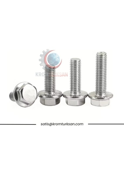 Kromtürksan - M6X20 Flanşlı Cıvata ve Somun Takım - 20 Adet fiyatları
