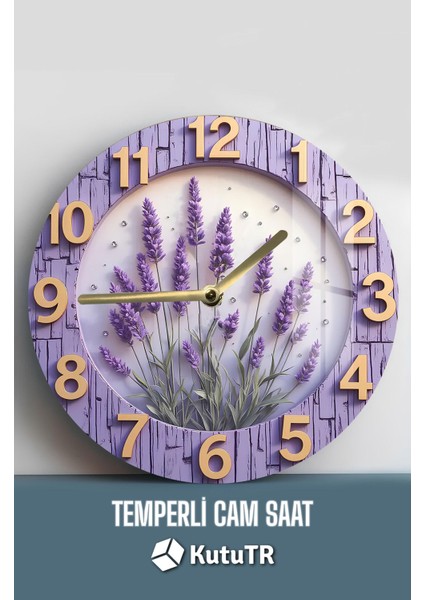 Zarif, Dayanıklı ve Modern Dekor! 3D Görünümlü Temperli Cam Saat – 33 cm CSDW271 fiyatları