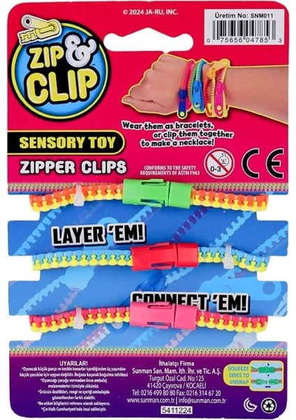 Bfs 4785 Zıp Clip Zipper Clips 3lü -Sunman fiyatları