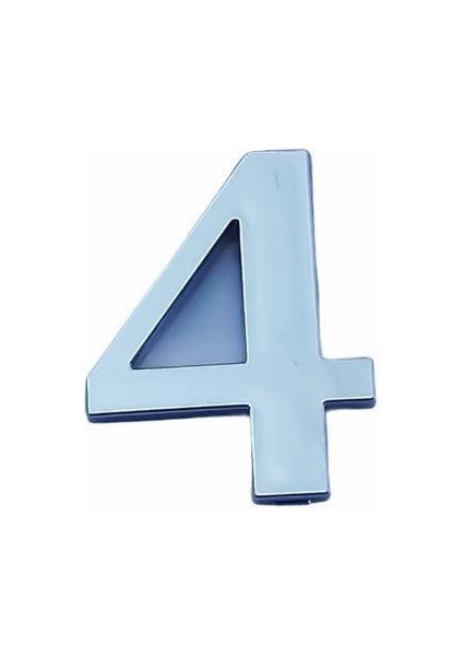 Cemax Villa Boy 4 Rakamı 8,5 cm Yapışkanlı