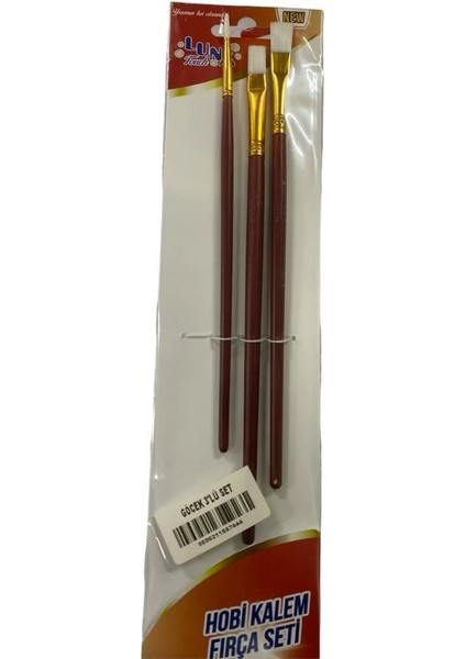 Luna Göcek Hobi Kalem Fırça Seti 3 Parça