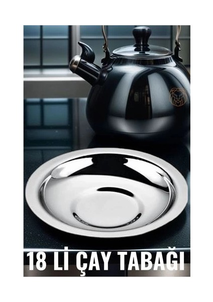 Bfs 18 Li Metal Çay Tabağı Veneta Design Seti