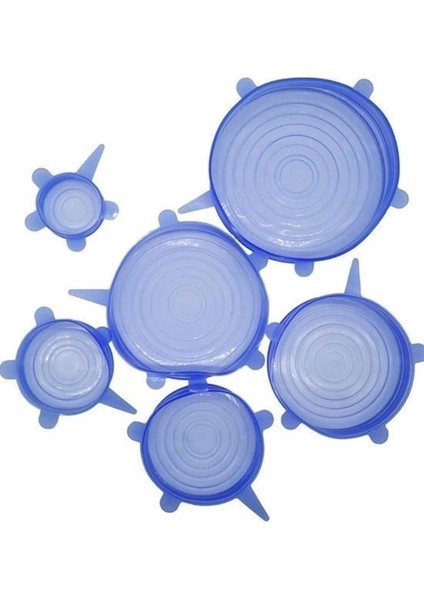 Bfs Tazeliği Koruyan 6lı Silikon Streç Gıda Saklama Koruma Kapakları indirimleri