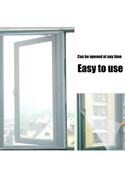 Bfs Tüm Cam Pencere Kapılara Uyumlu Çift Kanat Pencere Sinekliği fırsatları