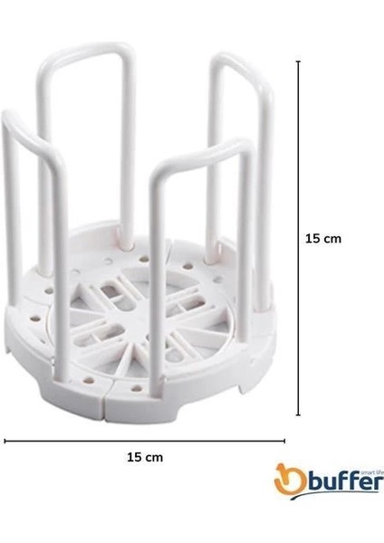 Bfs Tabak Bardak Kase Standı Bulaşık Kurutma Tutucu Mutfak Düzenleyici Organizatör