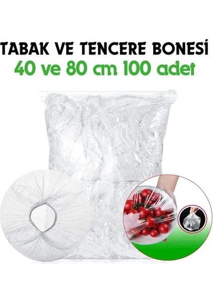 Bfs Tabak ve Tencere Bone Seti 2 Boyutlu 100 Adet