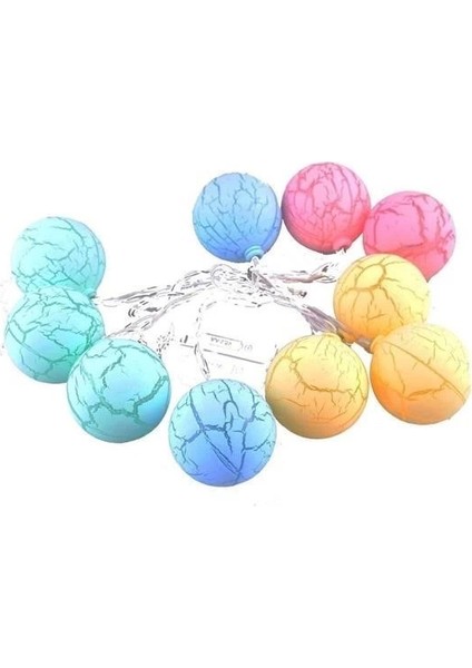 Bfs Dekoratif Minik 10 Toplu Ledli Dekoratif Dolama Renkli LED