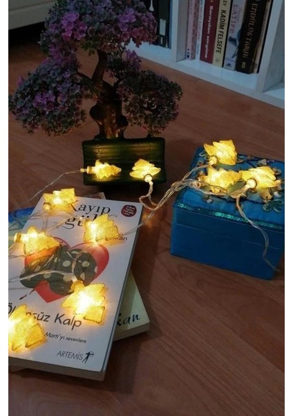 Bfs Metal Örgülü Çam Ağacı Şeklinde Günışığı Şerit LED Işık Zinciri