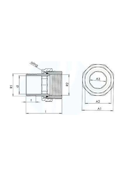 1 1/2 Düz Radyatör Rakoru modelleri
