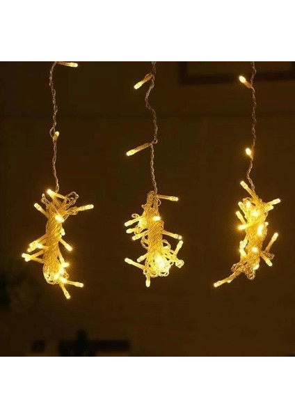 Bfs 8 Fonksiyonlu 200 LED 10 Saçak Şerit LED 2x2 Perde Ip LED (Gün Işığı) fırsatları