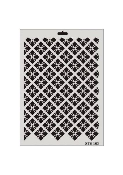 Rich New Seri N-163 Stencil 35X25 cm