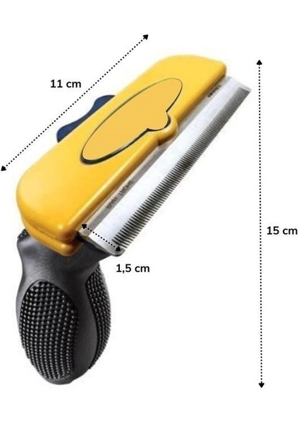 Bfs Kedi ve Köpekler Için Kısa Tüylü Köpek Tarağı Tüy Toplayıcı Tarak Large