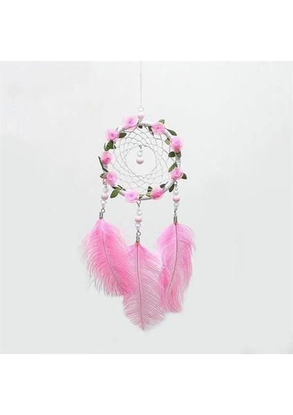 Bfs El Yapımı Kuş Tüyü ve LED Işıklı Dekoratif Asma Düş Rüya Kapanı indirimleri