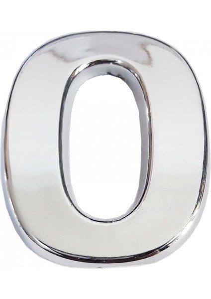 Cemax Krom Yapışkanlı 0 Rakamı 5 cm