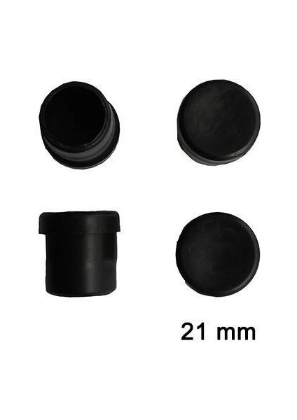 Yuvarlak Profil Iç Tapa 21 mm 4 Adet