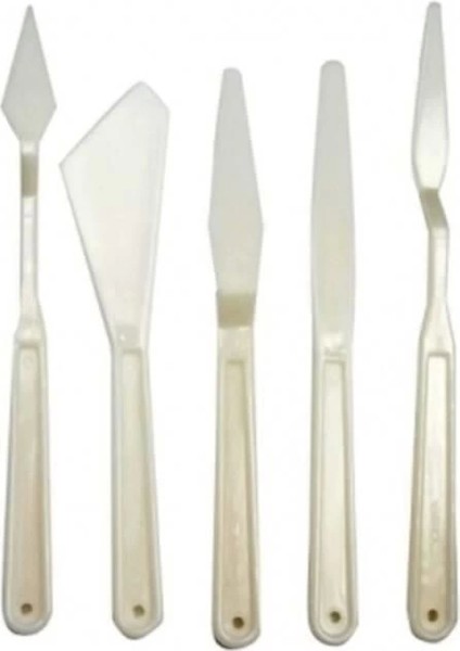 Luna Beyaz Spatula Seti 5 Parça