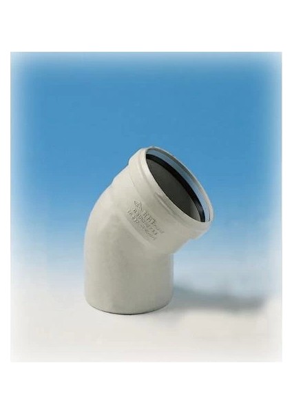 Ege Yıldız 150X45 Pvc Açık Dirsek 3,2 mm