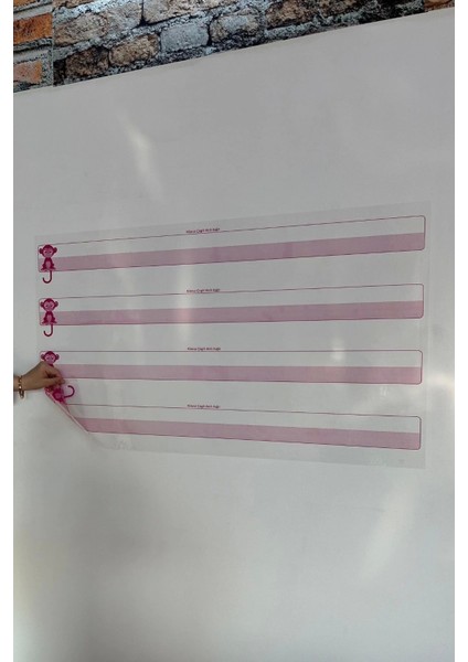 Bfs Kılavuz Çizgili Akıllı Kağıt Yazı Tahtası Duvarda Iz Bırakmaz Statik Yeni Müfredata Uygun 100X56CM