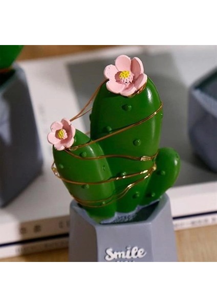 Bfs LED Işıklı Kaktüs Biblo Ev Dekorasyon ve Hediyelik Eşya LED Aydınlatma modelleri