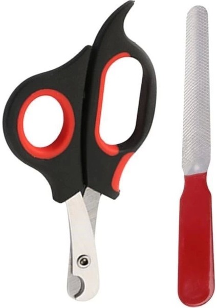 Bfs Evcil Hayvan Tırnak Makası ve Törpü Seti Manikür Pedikür Pati Bakım Aleti Kaymaz Sap