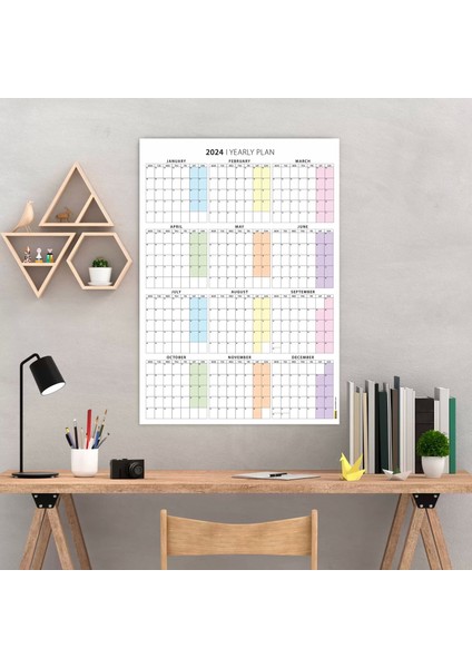 2026 Yıllık Planlayıcı Duvar Takvimi, 2026 Takvim, 2026 Planlayıcı, Büyük Duvar Takvimi