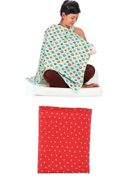 Bfs Kullanışlı Kemerli Yıldız Desenli Bebek Emzirme Önlüğü Örtüsü fiyatları