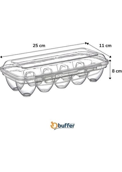 Bfs 10 Bölmeli Kilitli Kapaklı Yumurtalık Saklama Kutusu YU110 fiyatları