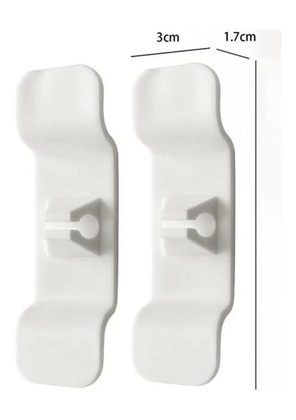 Bfs 6'lı Pratik Kablo Toparlayıcı Yapışkanlı Klips Mutfak Air Fryer Kettle Kahve Tost Makinası fırsatları