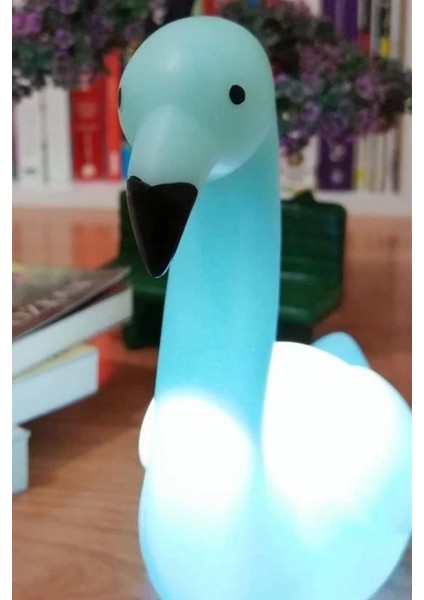 Bfs Dekoratif Işık Altında Renk Değiştiren Pilli Kuğu Gece Lambası fırsatları